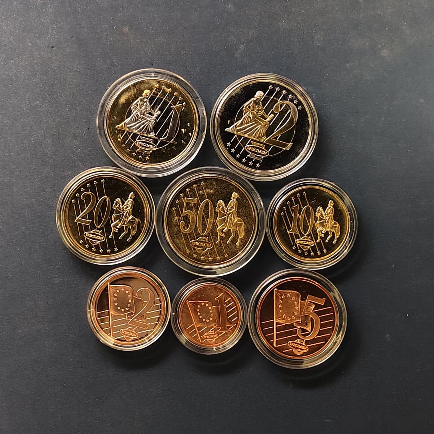 【全场包邮】纯粹捡漏拍506场-持续更新中 【商业样币】欧洲各国欧元商业样币系列冰岛共和国