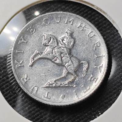 KK钱币收藏小铺  第396期  2月预留时间 周末发货 -  土耳其5里拉