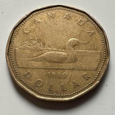 🌹外币初藏🌹🐯2026年第21场 正月十五正常发货 - 加拿大1989年¥1