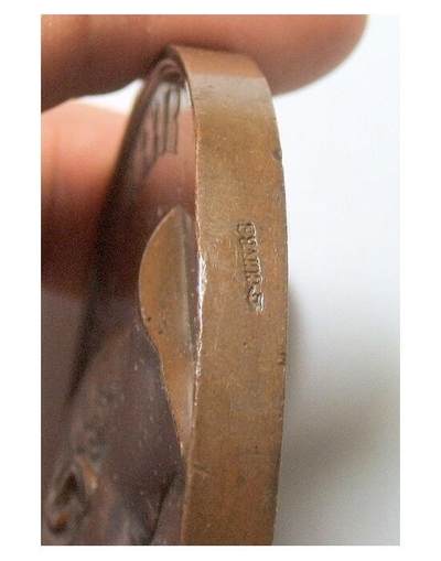 【艺术】法国艺术大章1856年 拿破仑三世+众多和平女神 克里米亚战争签署停战协定 高浮雕精制超大铜章 76MM 196克 【艺术】法国艺术大章1856年 拿破仑三世+众多和平女神 克里米亚战争签署停战协定 高浮雕精制超大铜章 76MM 196克