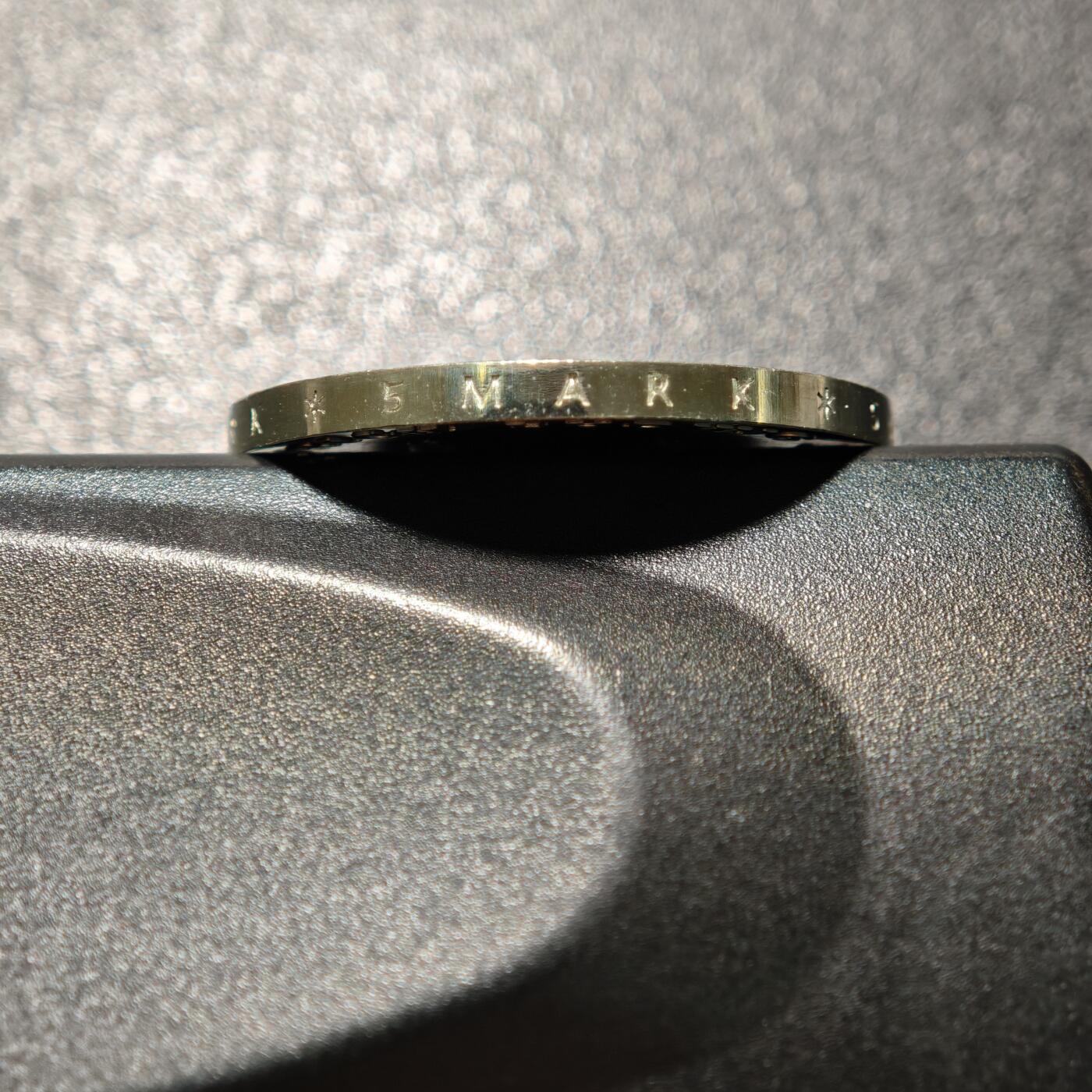 【德藏】世界币章拍卖第167期（拍品征集中~欢迎藏友联系） 1977年 东德现代体操体系奠基人弗里德里希·路德维希·雅恩逝世125周年5马克纪念镍币 直径约：29mm；重约：12.2g