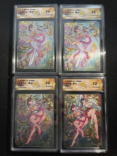 欢迎送拍、零成本上架，释放现金流，合理分配上拍卡品 - 【浮雕折光一套】罐儿 小乔一套+大小乔 10p同分 焱卡文化&燎原三国