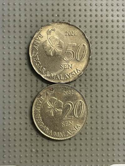 2026年第28场各国散币拍卖（总第178场） - 马来西亚2枚