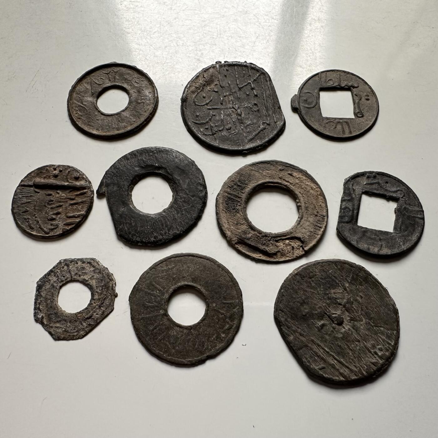 🌹外币初藏🌹🐯2026年第22场  每周二四六晚8️⃣点 接代拍 马六甲爪哇吉兰丹早期锡币一组10枚