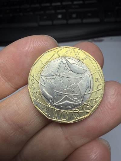 2026年集古藏今外币拍卖第二期-第9场—（总第309拍），可以寄存60天，满160元包邮。 - 1997年意大利1000里拉