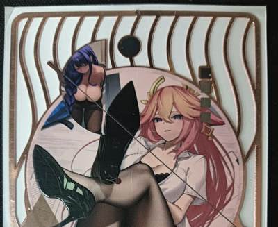 花开卡拍第61期（3月7号周六截拍，品控勿拍!!!拍品不寄存，运费5元（新疆需补运费差价或顺丰到付），自制卡难免瑕疵，可能存在轻微撞角爆边等出厂瑕疵，品控介意勿拍！） - 墨卡文创 金属卡 1张