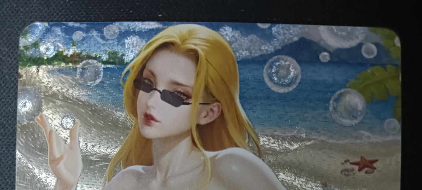 花开卡拍第61期（3月7号周六截拍，品控勿拍!!!拍品不寄存，运费5元（新疆需补运费差价或顺丰到付），自制卡难免瑕疵，可能存在轻微撞角爆边等出厂瑕疵，品控介意勿拍！） 五月卡牌   原创《海贼》卡莉法 艺术版 一张