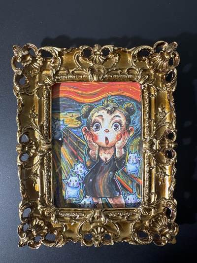 NO.25 好又多金牌大场，新年专场（上）一马当先，大吉大利！每周一站式配齐，方便凑单！（周5晚9点截拍，卖家送拍0抽成！） - 【亲签】卡萃 李尊奇亲签 呐喊 装饰画带框