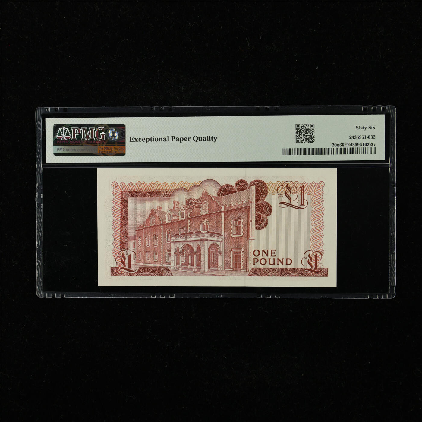 【亘邦集藏】第221期拍卖 1988年 直布罗陀1镑 PMG 66EPQ L625106