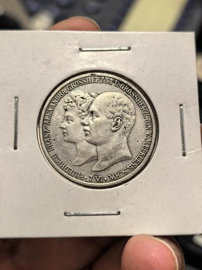 博洋堂世界钱币拍卖第162期（全场包邮） - 德国梅克伦堡-什未林1904年2马克银币