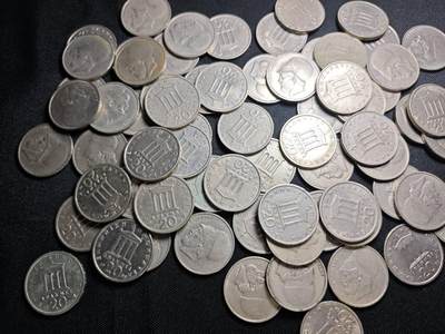 KK钱币收藏小铺   套币 批量/好品散币专场 2月预留时间 周末发货 -  希腊20德拉克马70枚一组