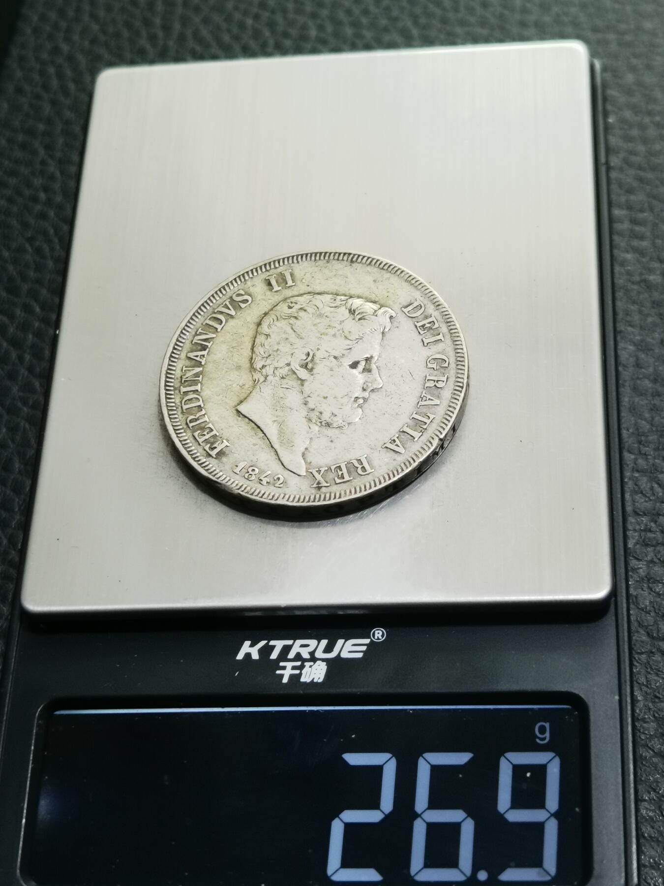 天下钱庄专场欢迎参拍 西西里王国120G银币