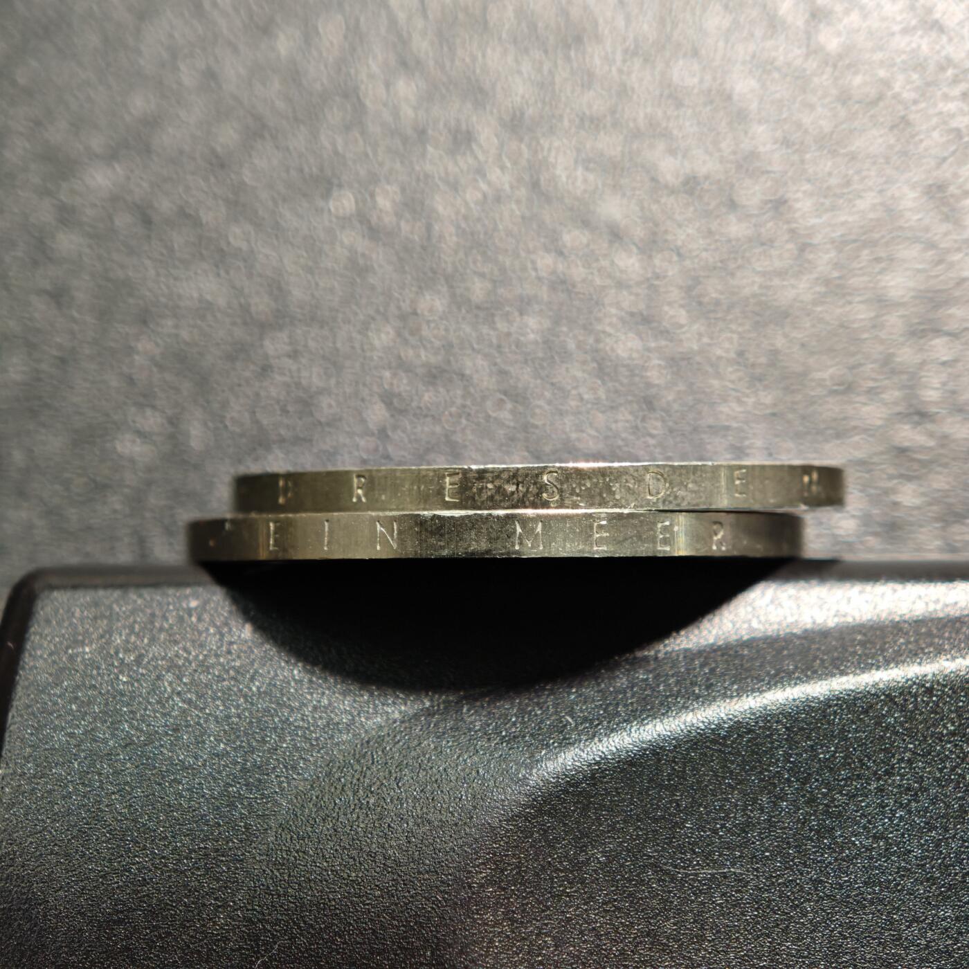 【德藏】世界币章拍卖第167期（拍品征集中~欢迎藏友联系） 2枚一组 1988年 东德萨克森尼亚号机车问世150周年纪念镍币 及 1988年 东德罗斯托克新航运码头5马克纪念镍币