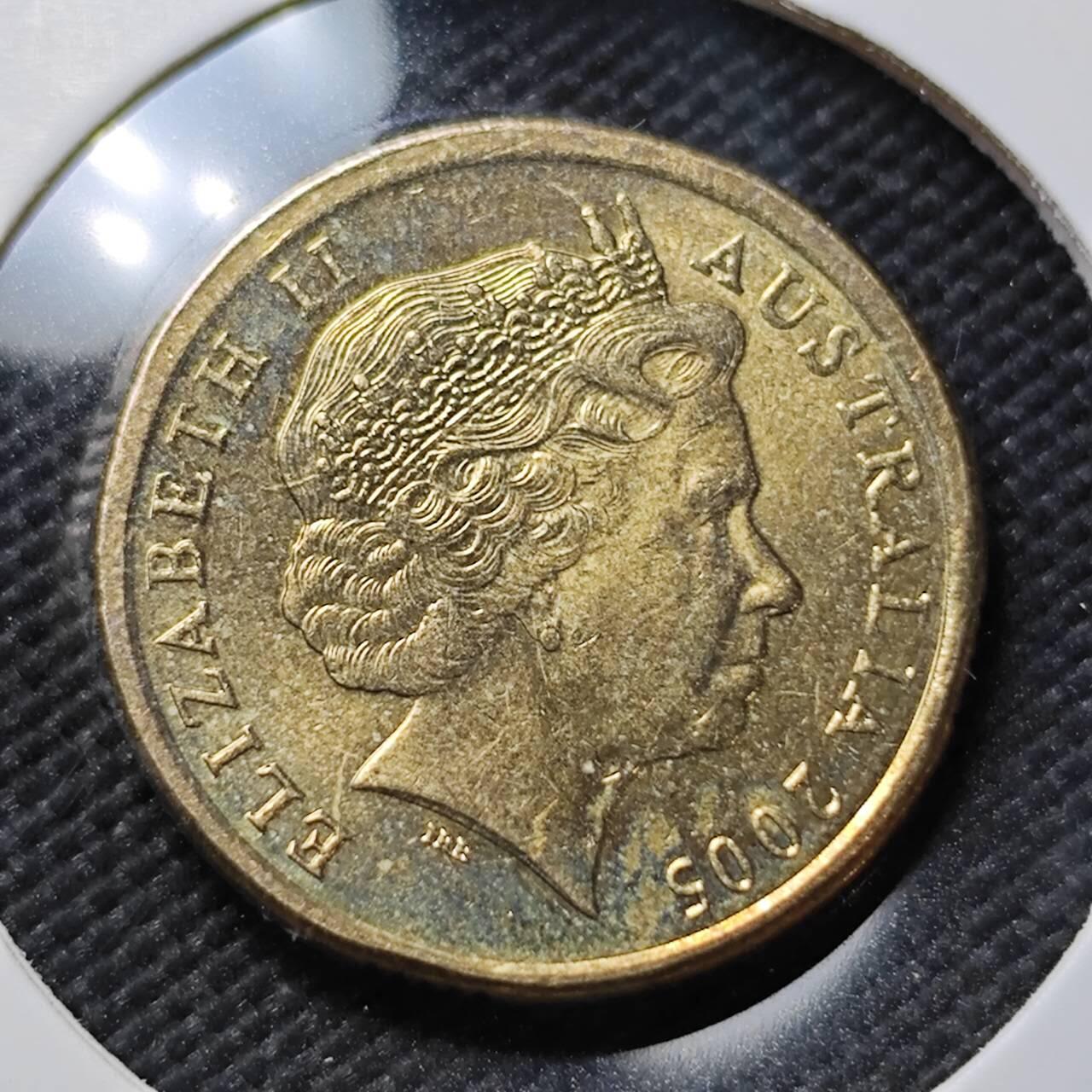 KK钱币收藏小铺  第396期  2月预留时间 周末发货  2005澳大利亚2元