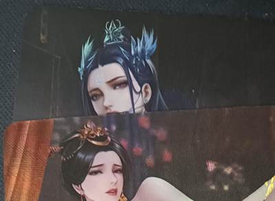 花开卡拍第61期（3月7号周六截拍，品控勿拍!!!拍品不寄存，运费5元（新疆需补运费差价或顺丰到付），自制卡难免瑕疵，可能存在轻微撞角爆边等出厂瑕疵，品控介意勿拍！） - 墨卡文创 LGD 2张 艺术卡 彩闪