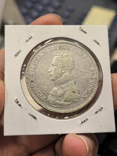 博洋堂世界钱币拍卖第162期（全场包邮） - 德国普鲁士1818年1泰勒银币