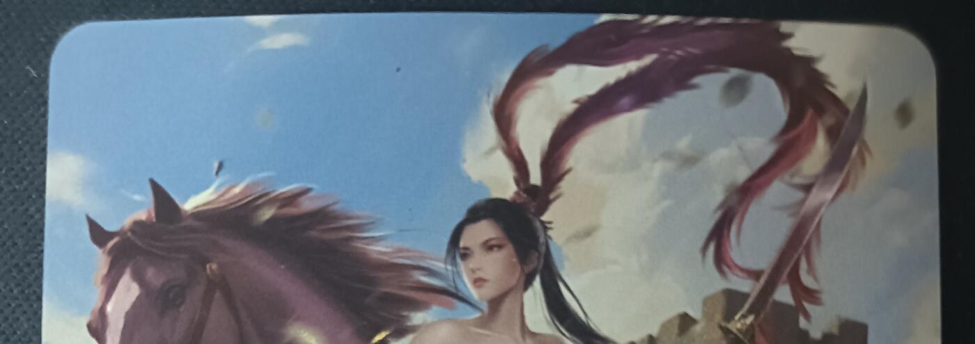 花开卡拍第61期（3月7号周六截拍，品控勿拍!!!拍品不寄存，运费5元（新疆需补运费差价或顺丰到付），自制卡难免瑕疵，可能存在轻微撞角爆边等出厂瑕疵，品控介意勿拍！） 墨卡文创 御淑集 樊梨花 特藏卡 彩闪