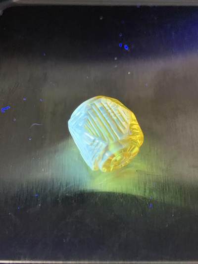 天然乌克兰蜜蜡唐八棱桶珠一个！ 天然乌克兰蜜蜡唐八棱桶珠一个！