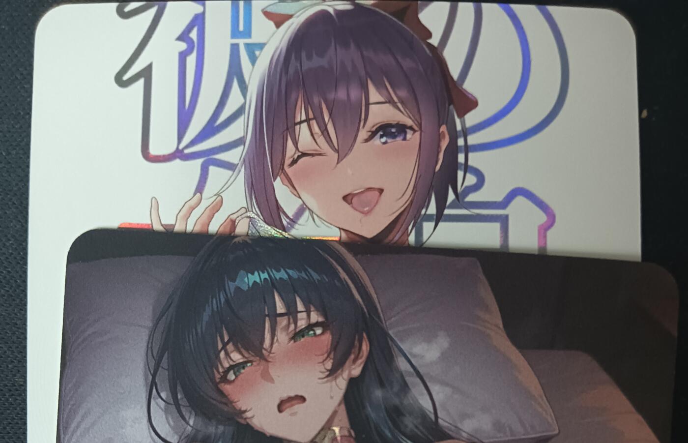 花开卡拍第61期（3月7号周六截拍，品控勿拍!!!拍品不寄存，运费5元（新疆需补运费差价或顺丰到付），自制卡难免瑕疵，可能存在轻微撞角爆边等出厂瑕疵，品控介意勿拍！） 墨卡文创 单卡 2张 艺术卡 彩闪