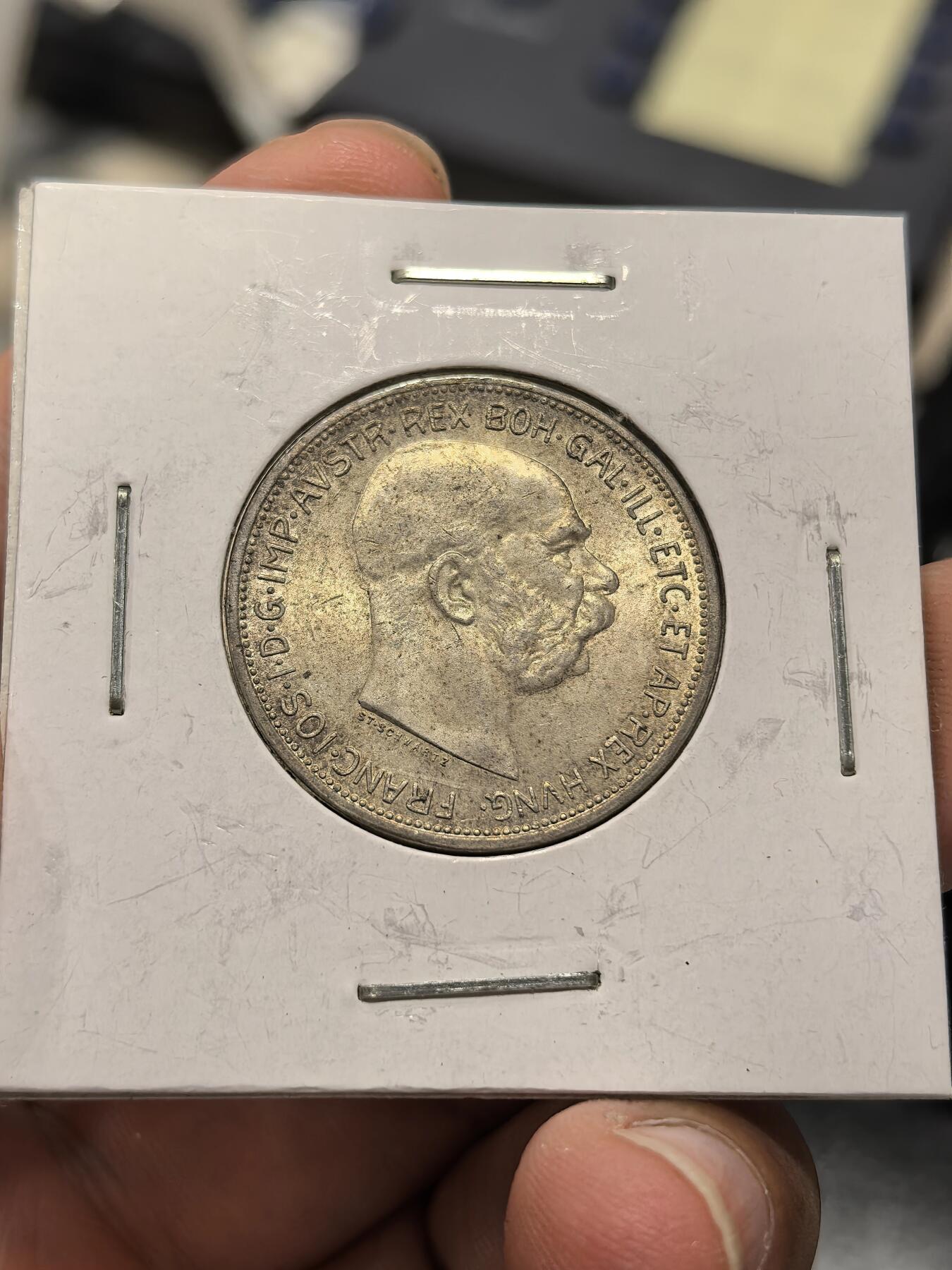 博洋堂世界钱币拍卖第162期（全场包邮） 奥地利1913年2克朗银币