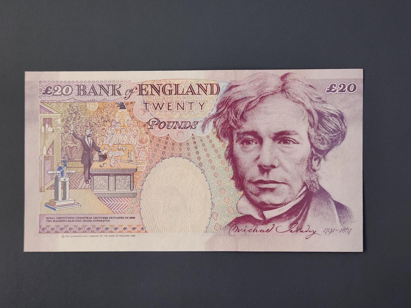 2月27号晚上8点 外国纸币自动截拍第32场 英国20新品