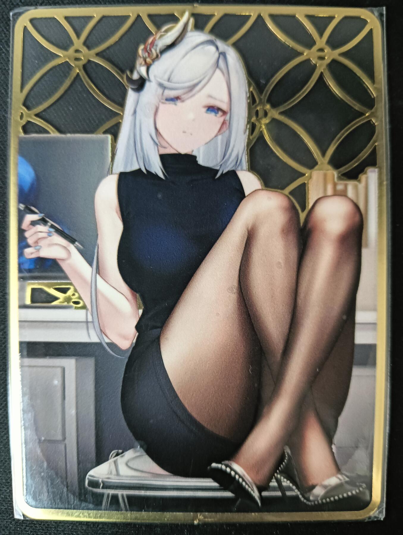 花开卡拍第61期（3月7号周六截拍，品控勿拍!!!拍品不寄存，运费5元（新疆需补运费差价或顺丰到付），自制卡难免瑕疵，可能存在轻微撞角爆边等出厂瑕疵，品控介意勿拍！） 墨卡文创 金属卡 1张