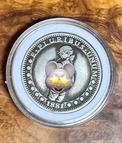 得物收藏 Chase Auction 第36期 - - 外钞、银元、民国钞和人民币混合场！（更新中） - 美国风情银币，重23克，含银量70%！23*0.7*20=322！