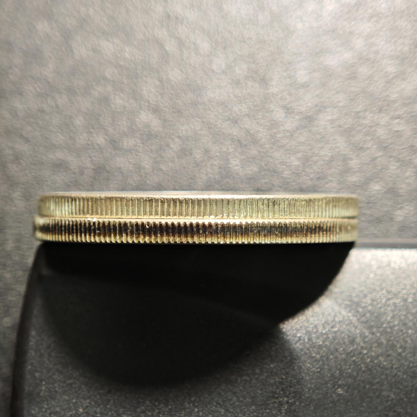 【德藏】世界币章拍卖第167期（拍品征集中~欢迎藏友联系） 2枚一组 1971、76年 美国1元银币 本组总重约：48.5g