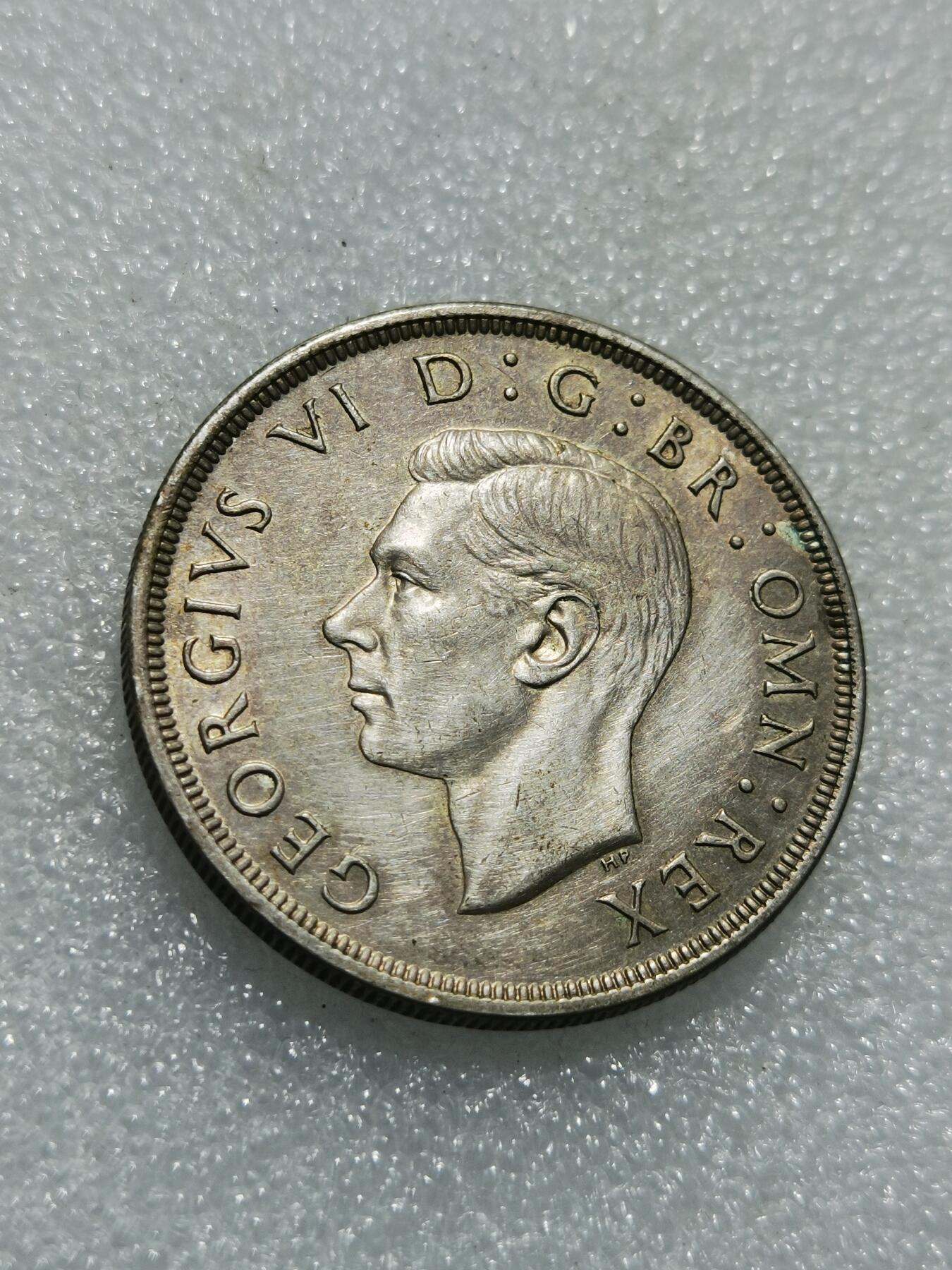 天下钱庄专场欢迎参拍 英国乔治六世登基克朗银币