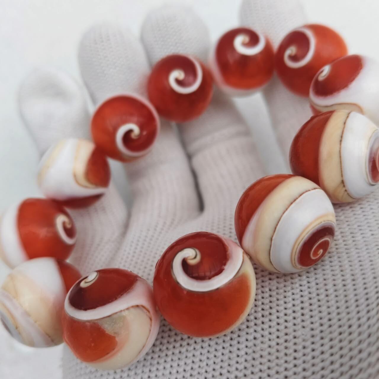 天然海螺贝壳圆珠