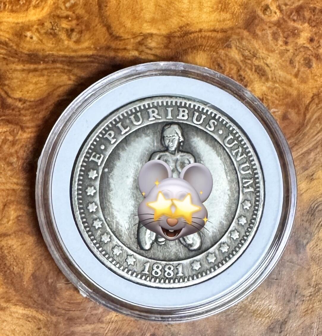 得物收藏 Chase Auction 第36期 - - 外钞、银元、民国钞和人民币混合场！（更新中） 美国风情银币，重23克，含银量70%！23*0.7*20=322！