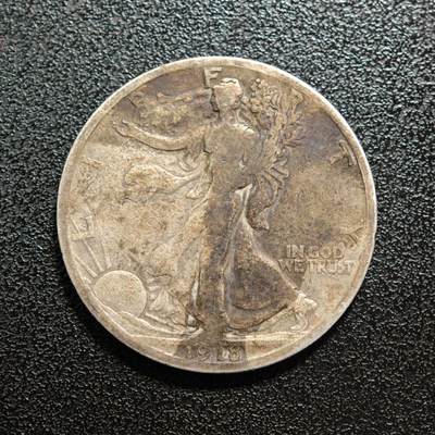 【德藏】世界币章拍卖第167期（拍品征集中~欢迎藏友联系） - 1918年 美国半圆银币 900银 直径约：30.3mm；重约：12.1g