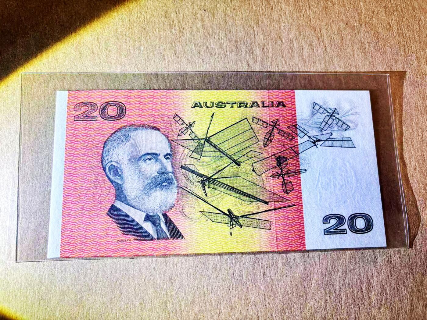 【Blue Auction】世界纸币精拍第788期——18级TOP拍卖/信誉/品质/专业/高效💫 【152小号】澳大利亚 1993年20元 纪念钞 全新UNC