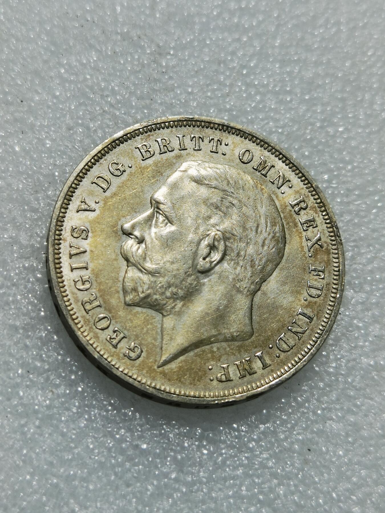 天下钱庄专场欢迎参拍 英国乔治五世木马剑银币