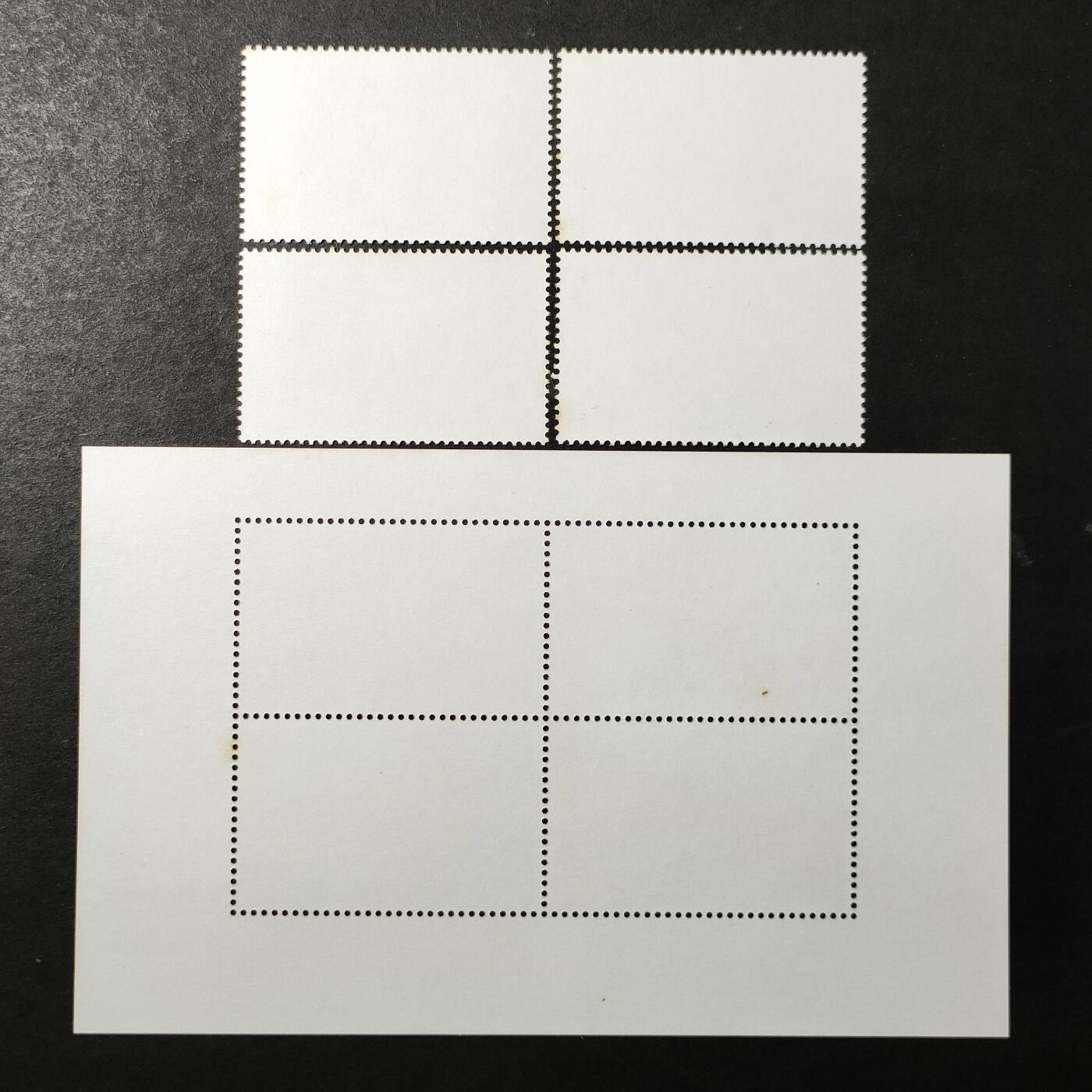 ↓君缘收藏749期☞钱币邮品↓无佣金、可寄存、满30元包邮  香港邮票，1997年《岁次丁丑》生肖牛年邮票4全+小全张
