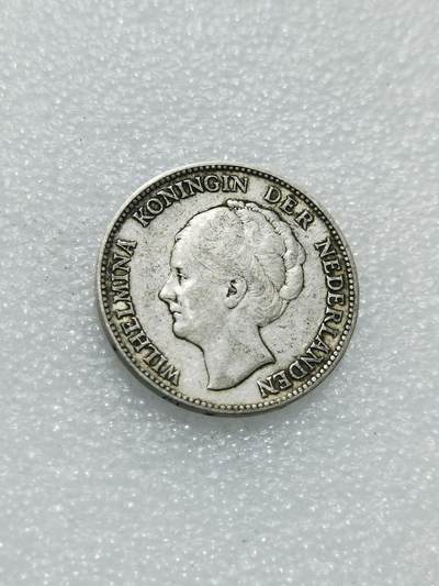 天下钱庄专场欢迎参拍 - 荷兰威廉敏娜女王1盾银币