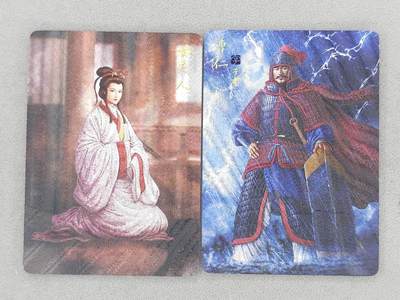 买就送PR！！龙虎卡牌-七六场（满200元包邮，无佣金，每周六结拍，欢迎送拍） - 粗闪2张 燎原 焱卡三国 曹仁&甘夫人