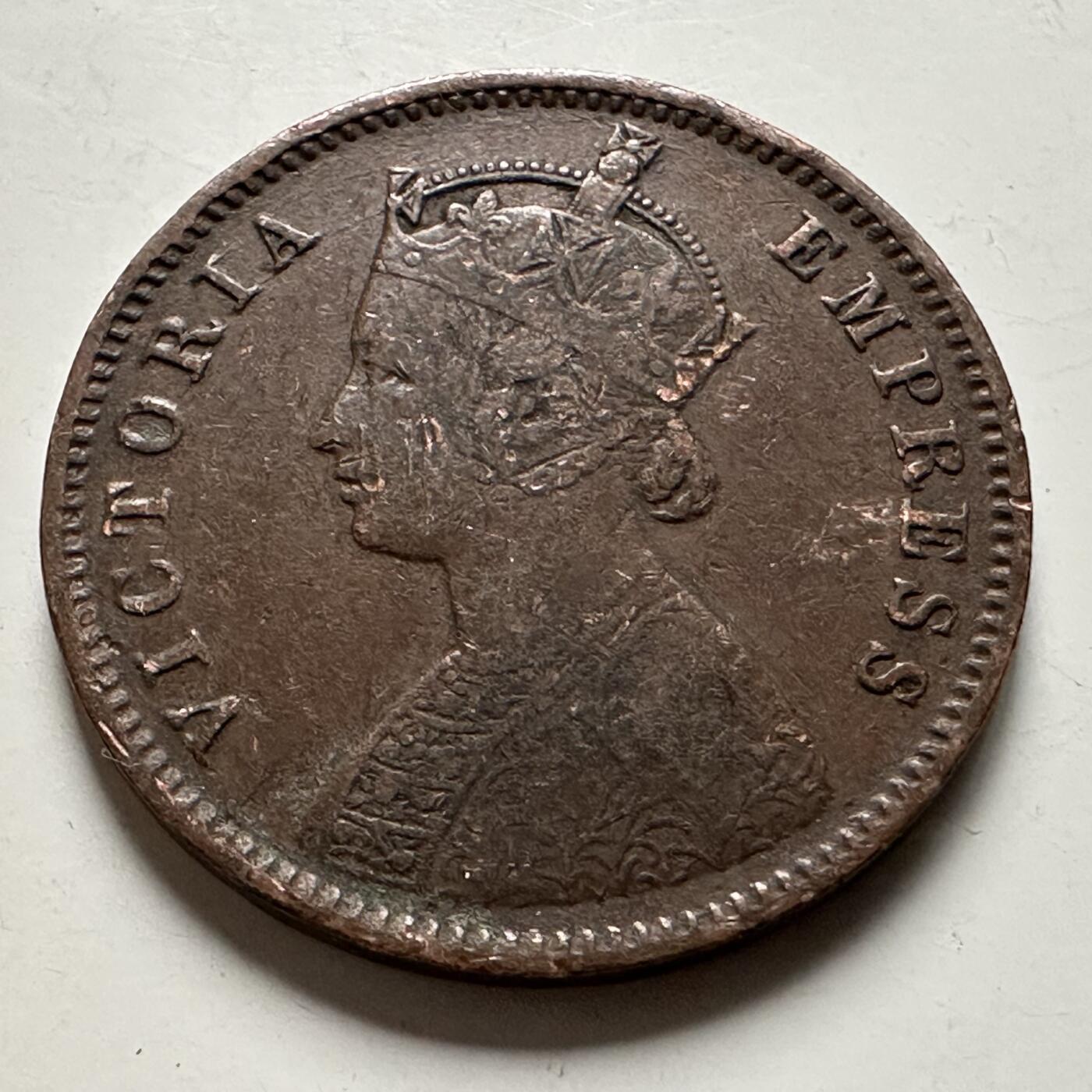 🌹外币初藏🌹🐯2026年第22场  每周二四六晚8️⃣点 接代拍 英属印度1882年1/4安娜