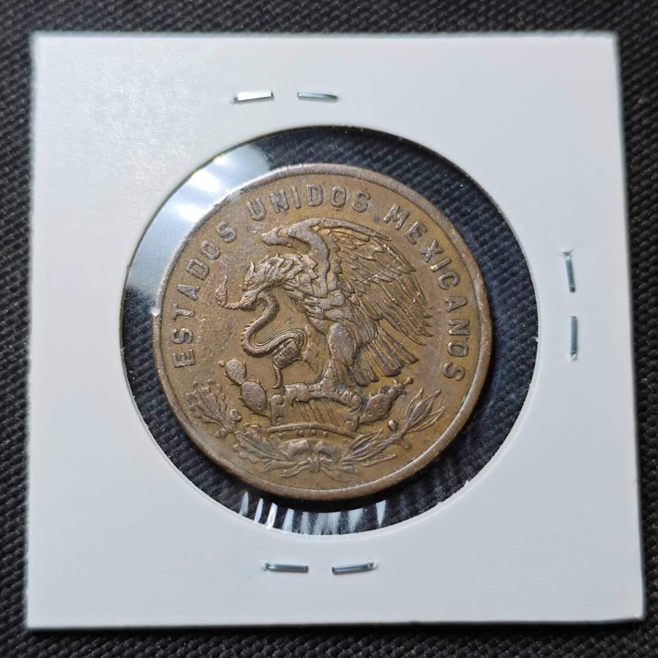 KK钱币收藏小铺  第396期  2月预留时间 周末发货  1960墨西哥20分