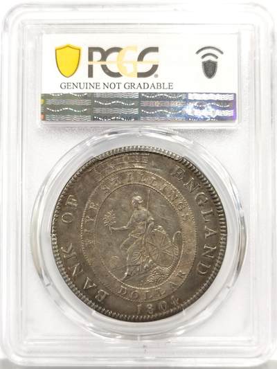 博洋堂世界钱币拍卖第162期（全场包邮） PCGS XF 英国1804年英格兰银行乔治三世5先令银币