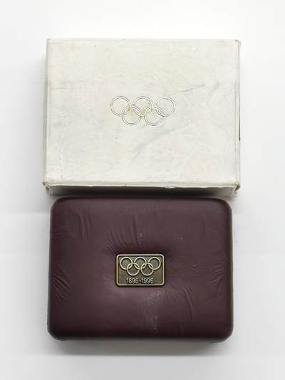 博洋堂世界钱币拍卖第162期（全场包邮） 奥地利1995年200先令精制银币 奥运百年-夏季奥运会 33.63克925银 盒证全