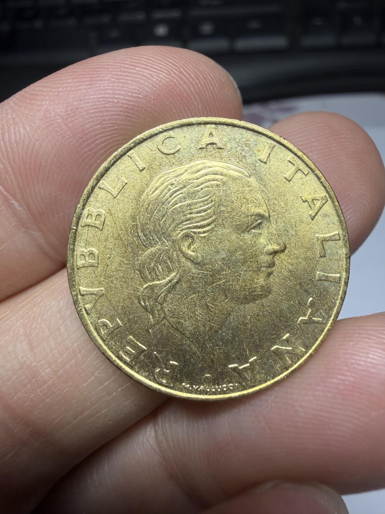 2026年集古藏今外币拍卖第二期-第9场—（总第309拍），可以寄存60天，满160元包邮。 1994年意大利200里拉纪念币