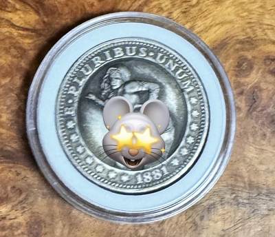 得物收藏 Chase Auction 第36期 - - 外钞、银元、民国钞和人民币混合场！（更新中） - 美国风情银币，重23克，含银量70%！23*0.7*20=322！