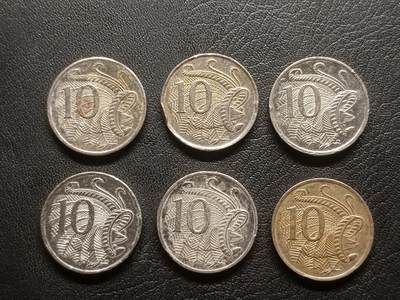 荟藏特别场次第三期——“社长的钢蹦堆” - 澳大利亚10分批量六枚