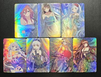 天玑星卡拍第173期《2.26周四截拍》持续收拍收评中 满赠卡需备注 - 动漫美女 粗彩 七张 自制卡