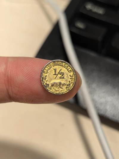 博洋堂世界钱币拍卖第162期（全场包邮） 美国1856（币面）加州淘金纪念代币