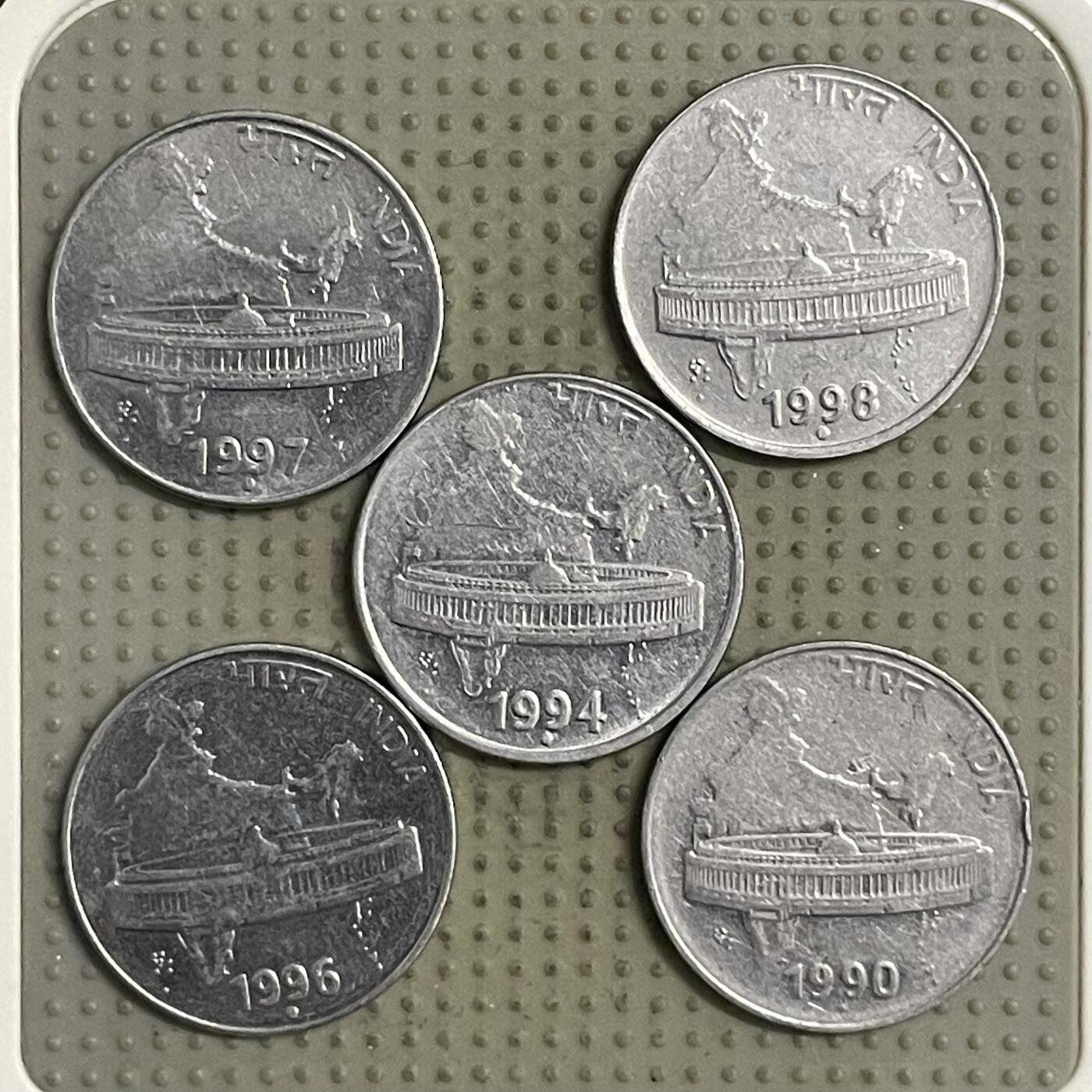 2026年第28场各国散币拍卖（总第178场） 印度50派沙5枚