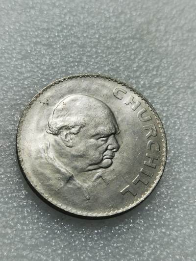 天下钱庄专场欢迎参拍 - 英国丘吉尔硬币