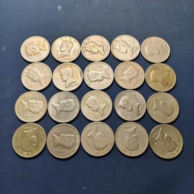 【全场包邮】纯粹捡漏拍507场-持续更新中 - 【批量】菲律宾各年份大型何塞·黎刹1比索20枚一组