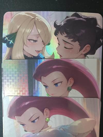 花开卡拍第61期（3月7号周六截拍，品控勿拍!!!拍品不寄存，运费5元（新疆需补运费差价或顺丰到付），自制卡难免瑕疵，可能存在轻微撞角爆边等出厂瑕疵，品控介意勿拍！） - 墨卡文创 大雷芳华 番外 3张 艺术卡 彩闪